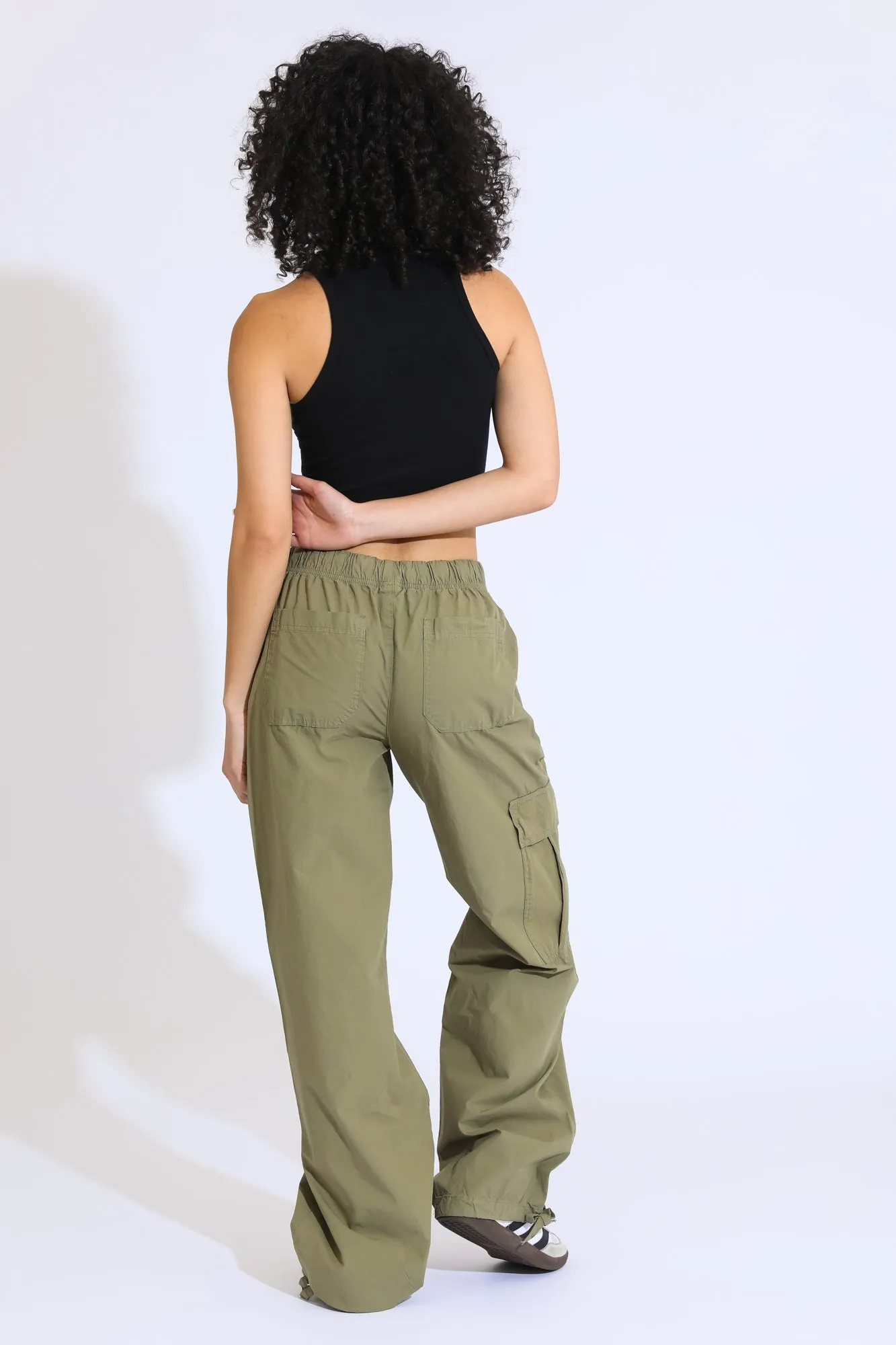 90's Baggy Cargo Pant - Dusty Olive