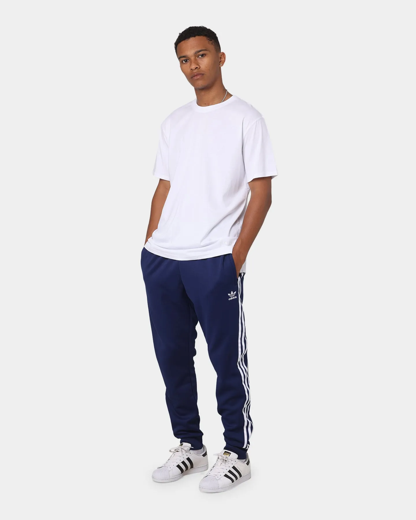 Adidas SST Track Pants Night Sky/White