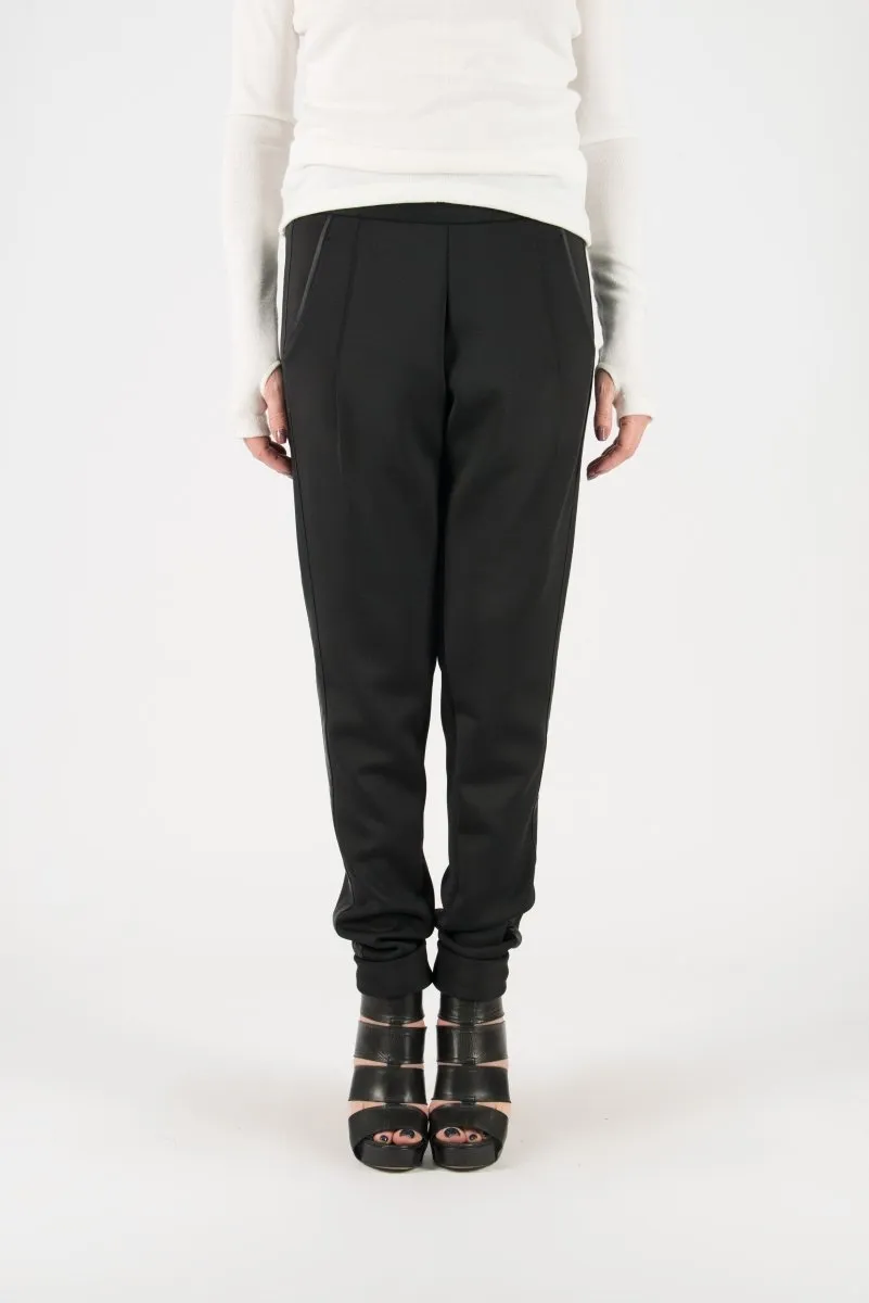 Black Neoprene Pants Josefin