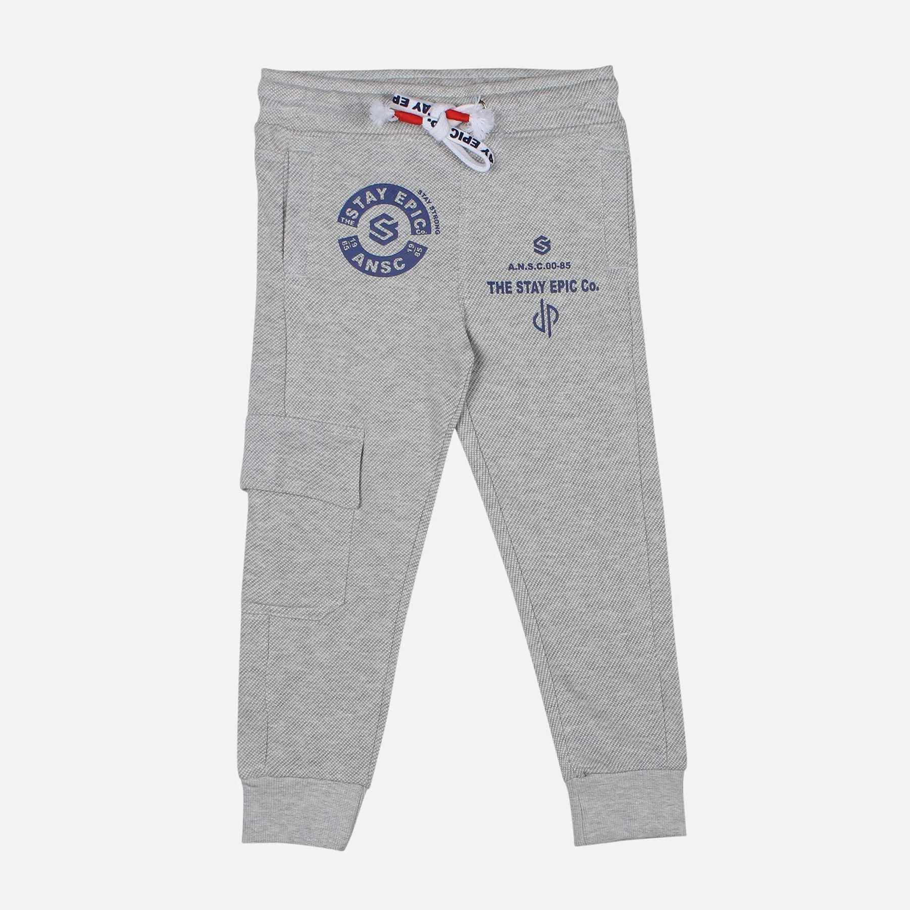 BOYS CARGO KNITTED PANTS