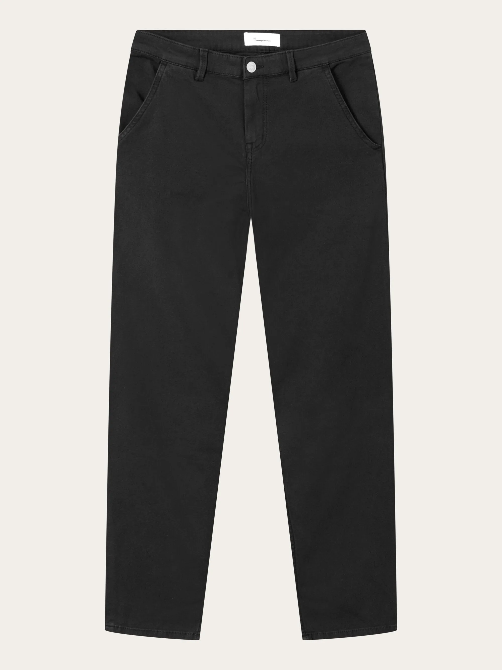 CALLA tapered mid-rise canvas workwear pants - Black Jet