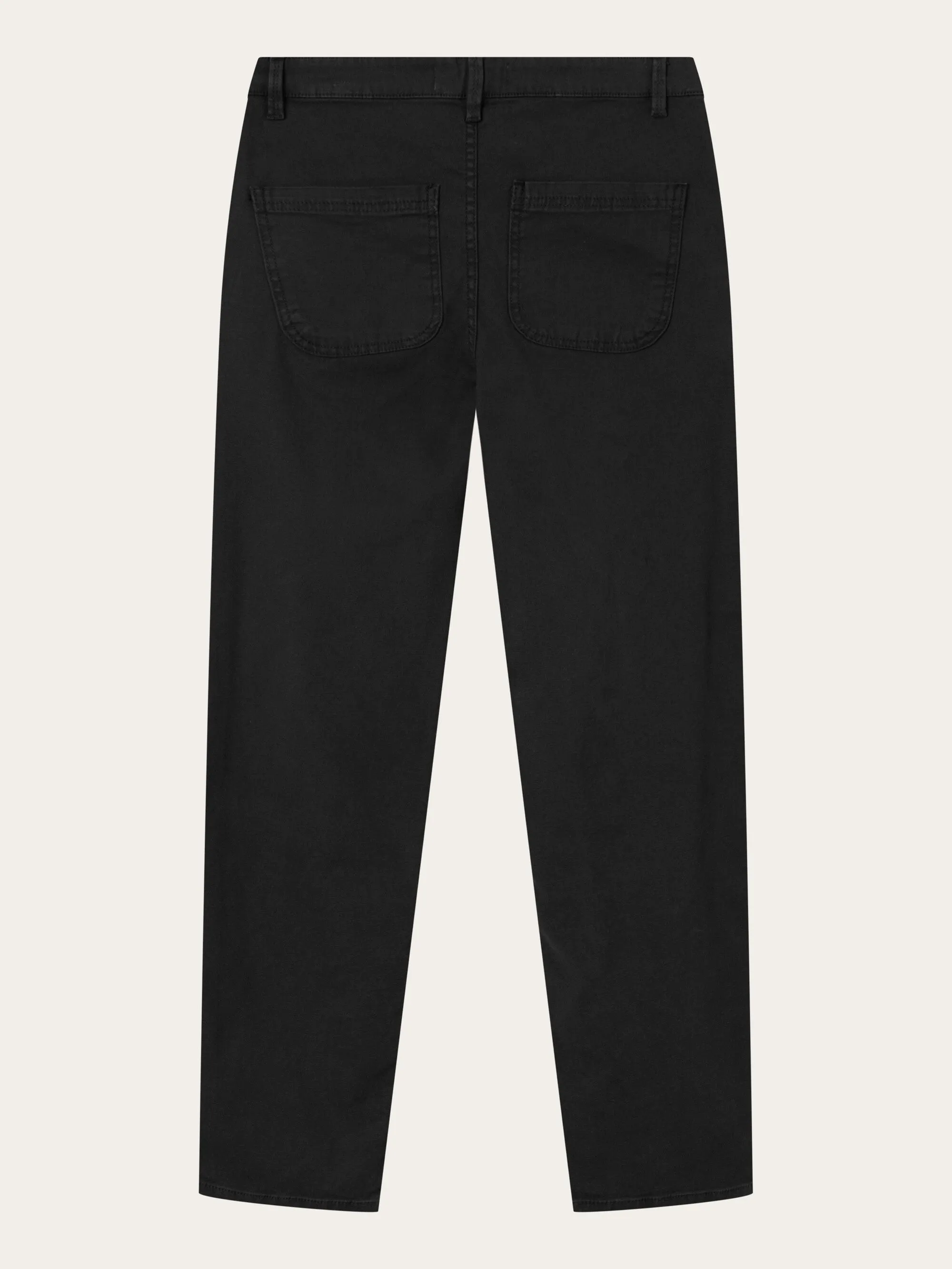 CALLA tapered mid-rise canvas workwear pants - Black Jet