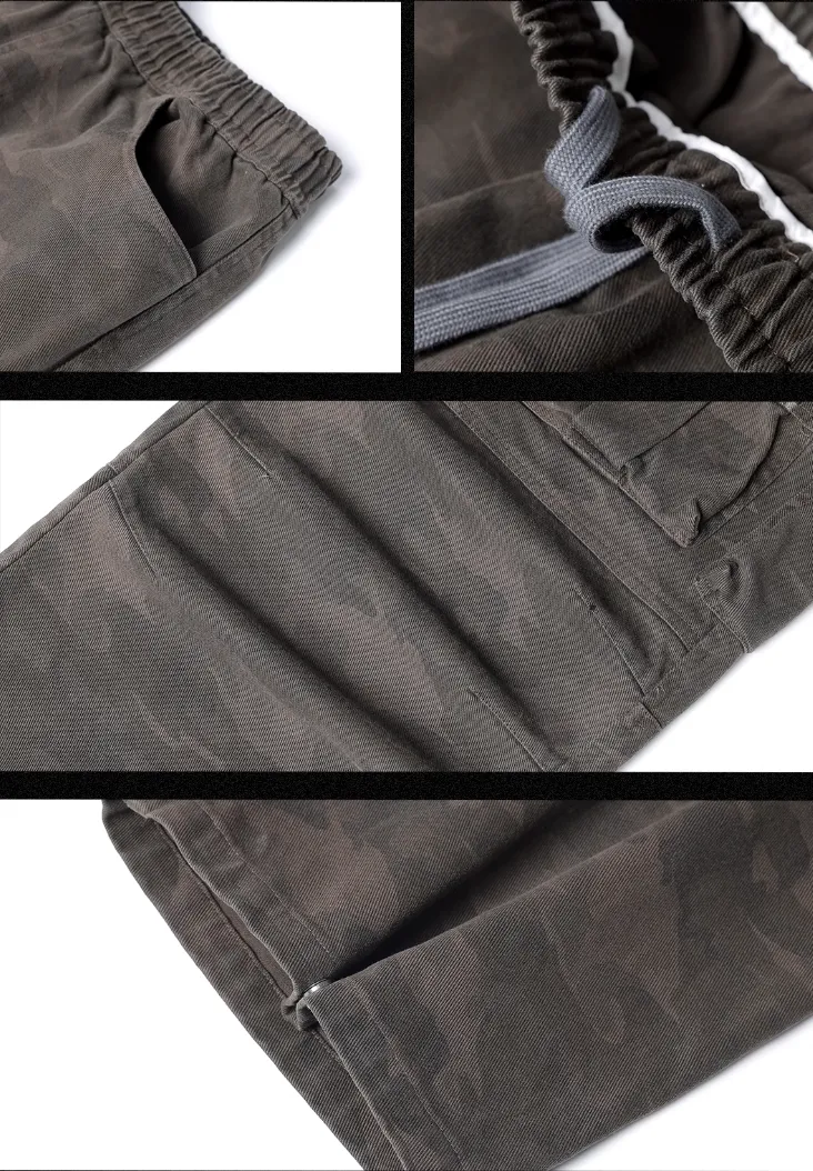 Camouflage Multi Pocket Work Cargo Pants