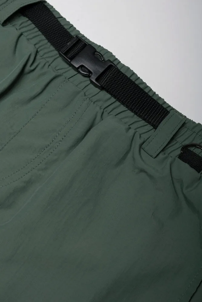 Cargo Belted Short Dark Green