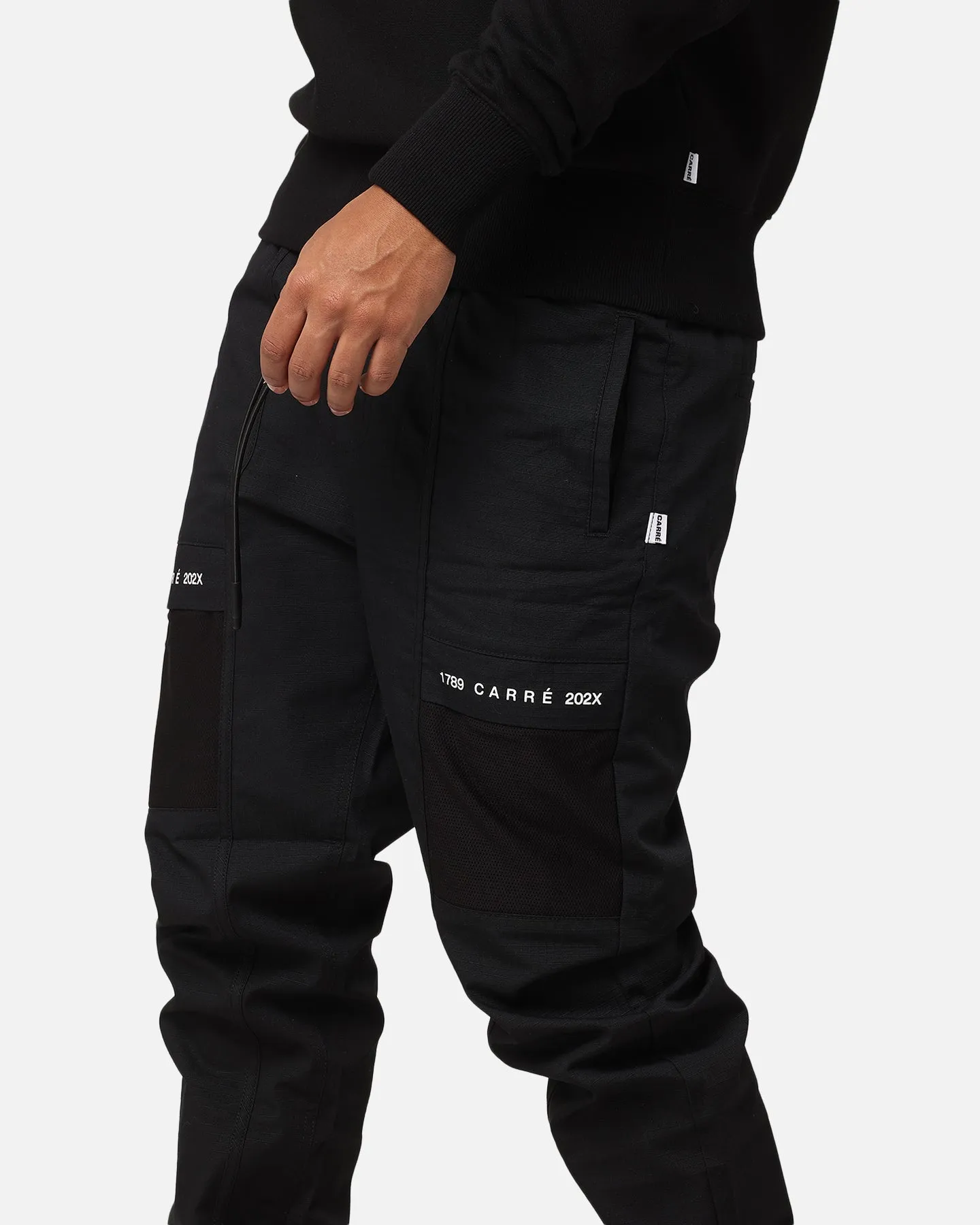 Carré 202X Cargo Jogger Pants Black