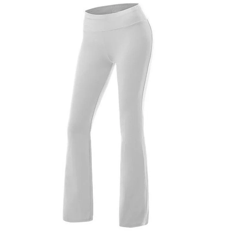 Casual Pure Color Wide Leg Sports Yoga Pants