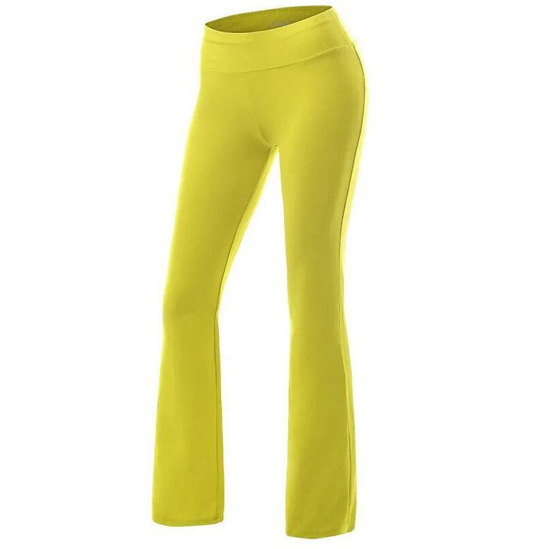 Casual Pure Color Wide Leg Sports Yoga Pants