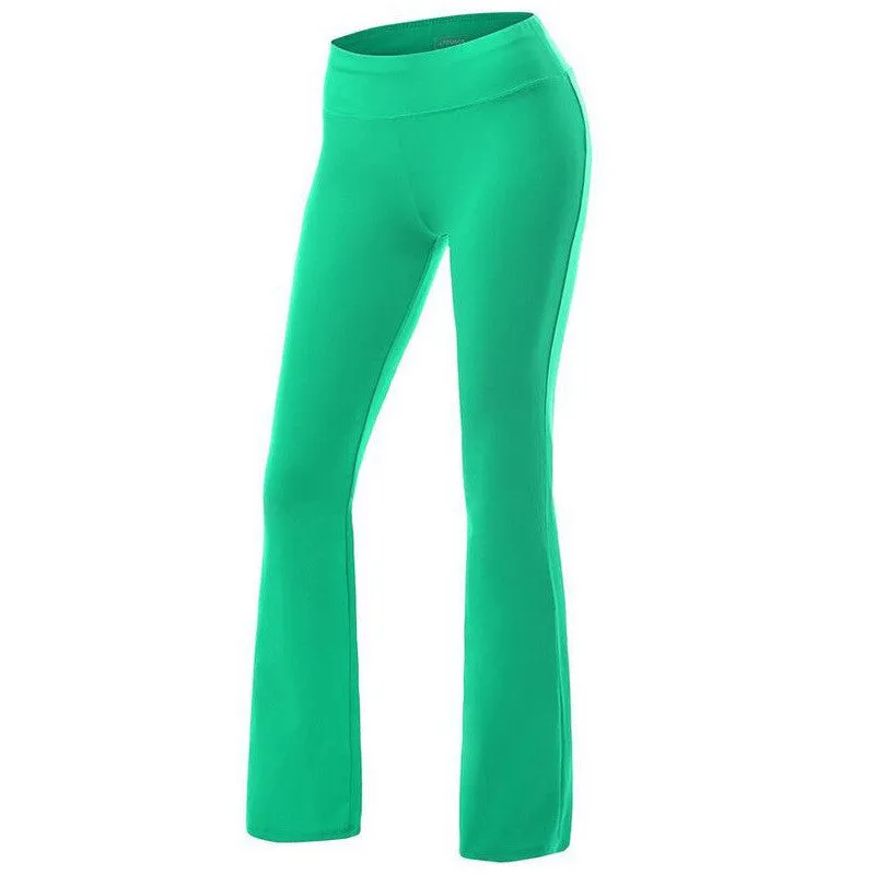 Casual Pure Color Wide Leg Sports Yoga Pants