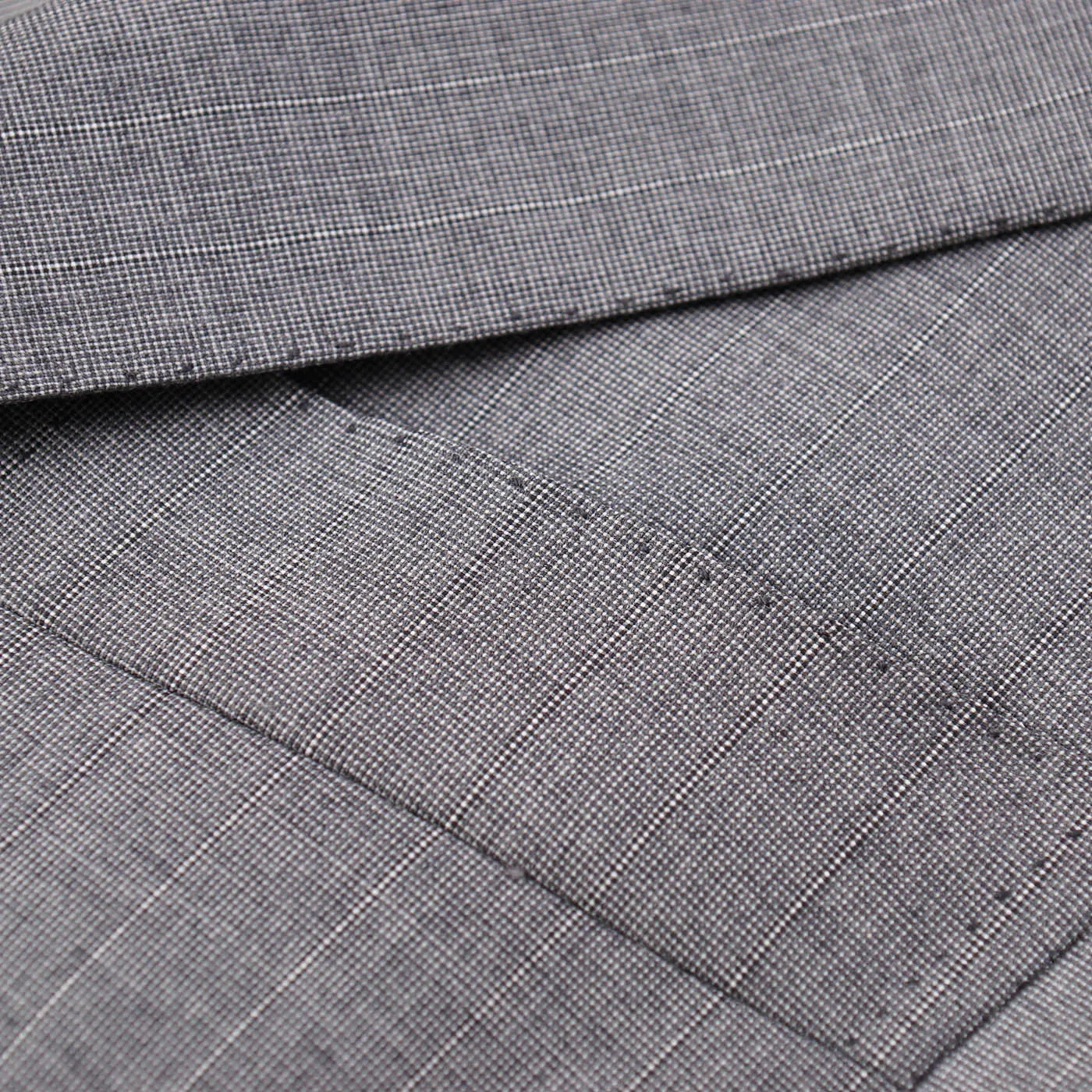 Cesare Attolini Lighter Gray Striped Wool Suit