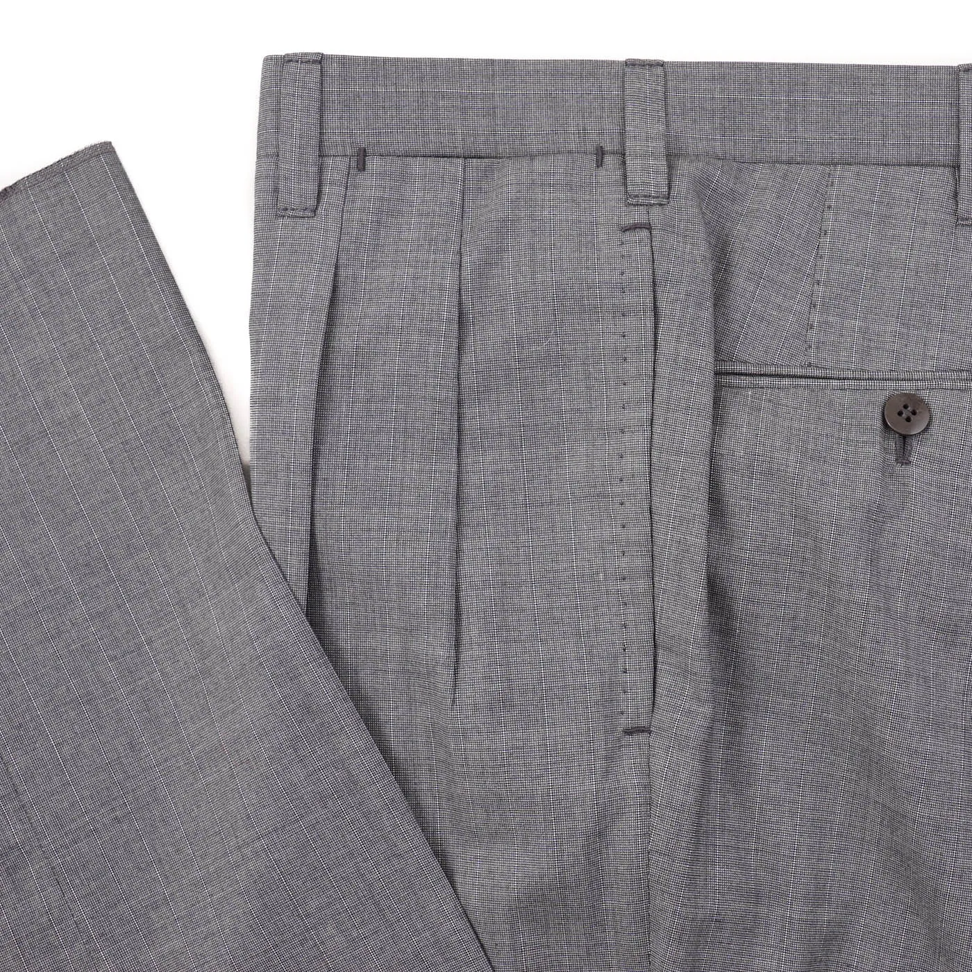 Cesare Attolini Lighter Gray Striped Wool Suit