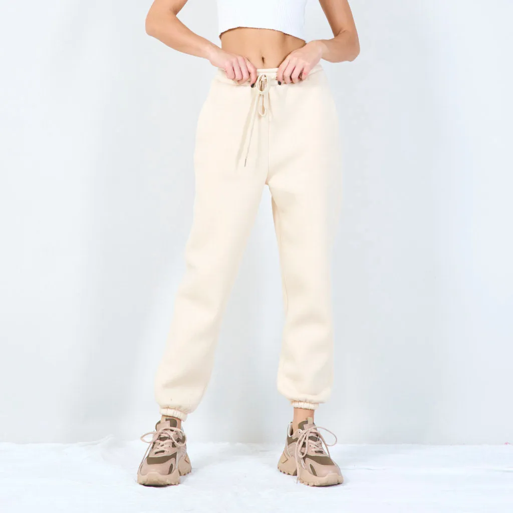 Classic drawstring jogger pants wholesale