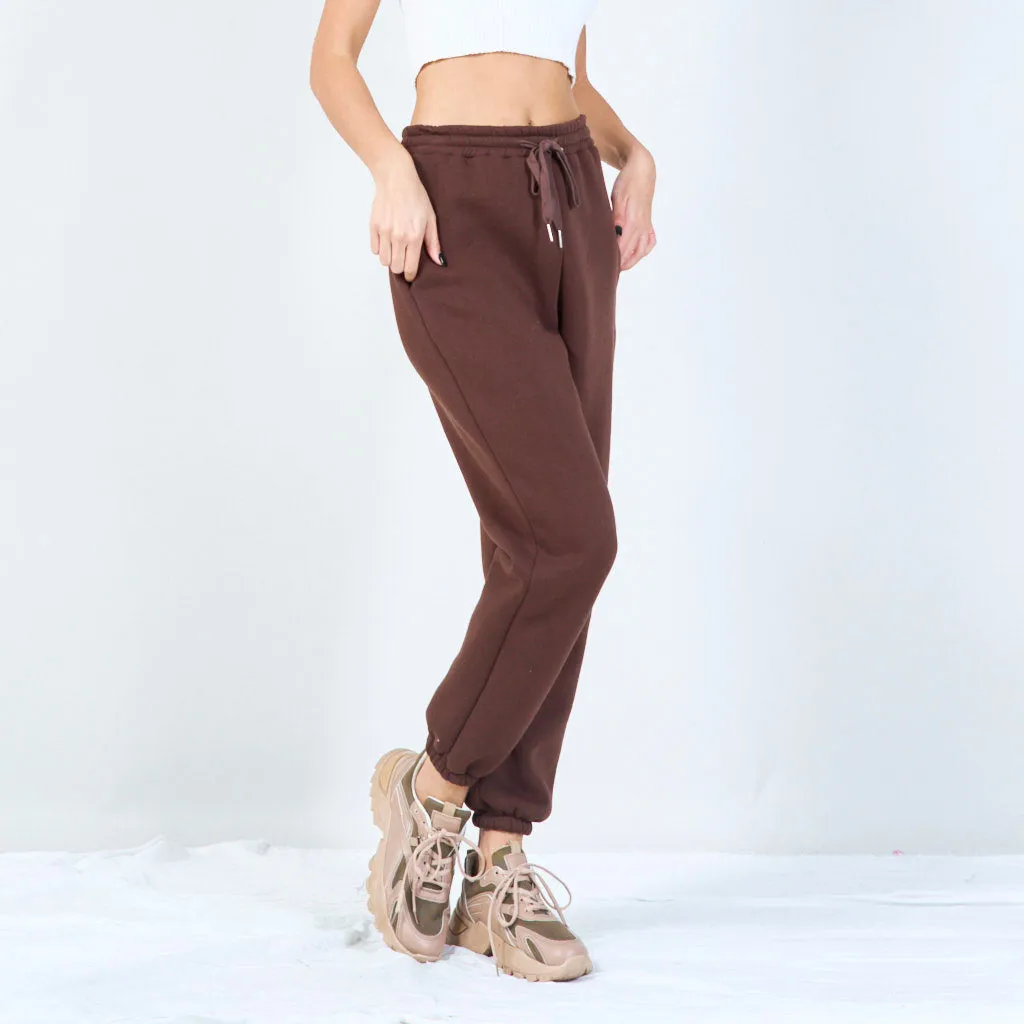 Classic drawstring jogger pants wholesale