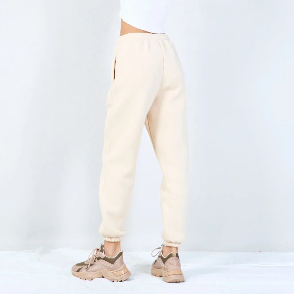 Classic drawstring jogger pants wholesale