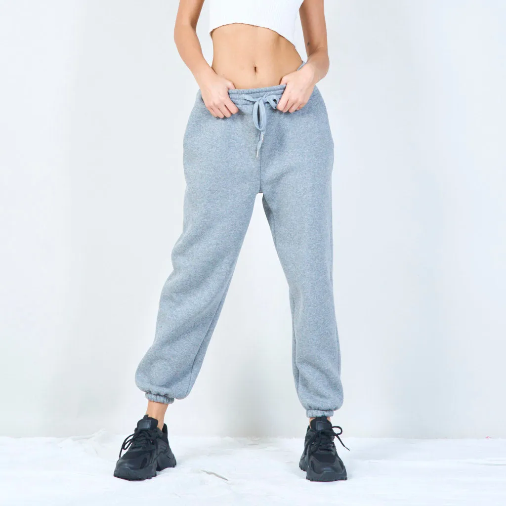 Classic drawstring jogger pants wholesale