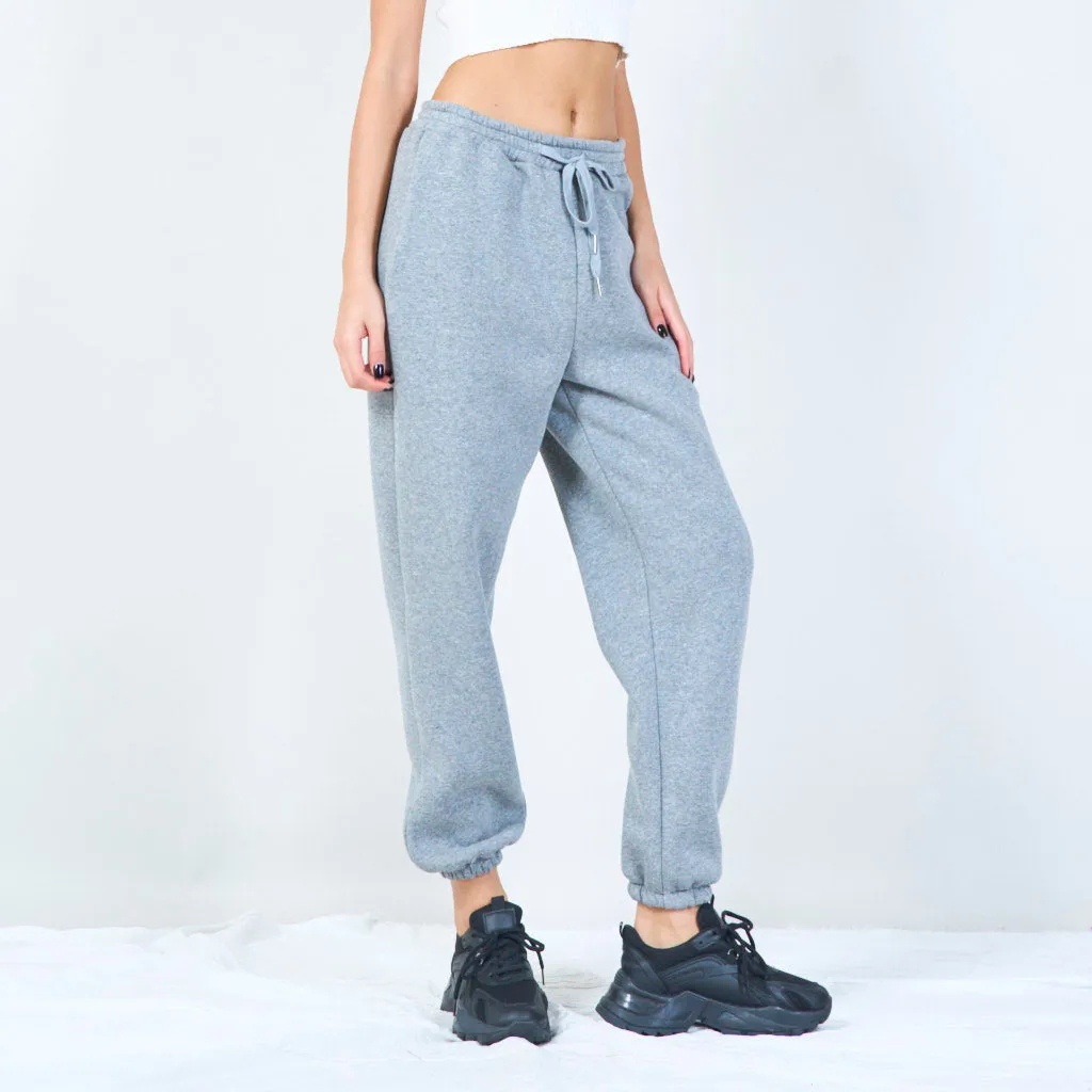 Classic drawstring jogger pants wholesale