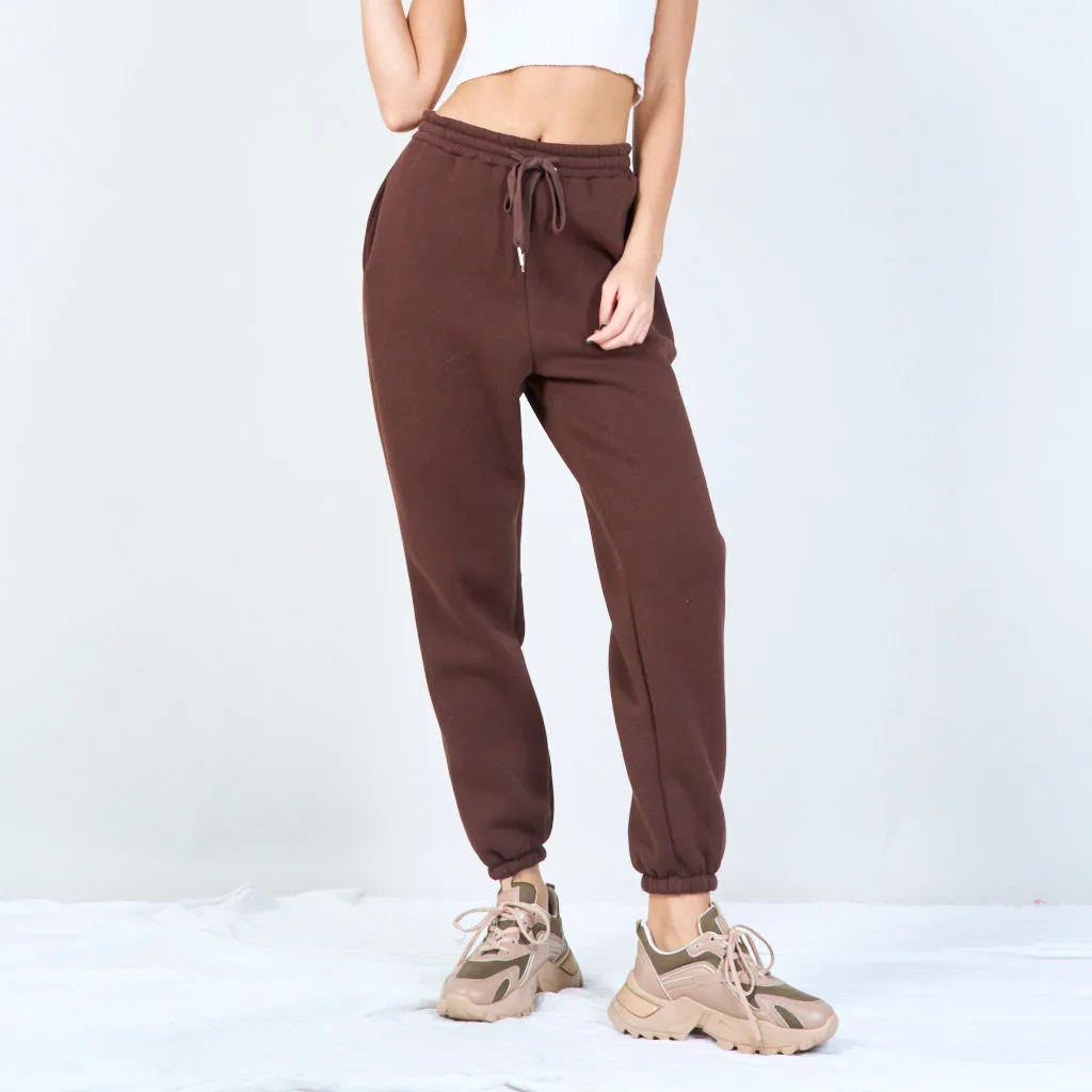 Classic drawstring jogger pants wholesale