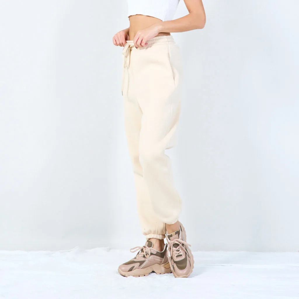 Classic drawstring jogger pants wholesale