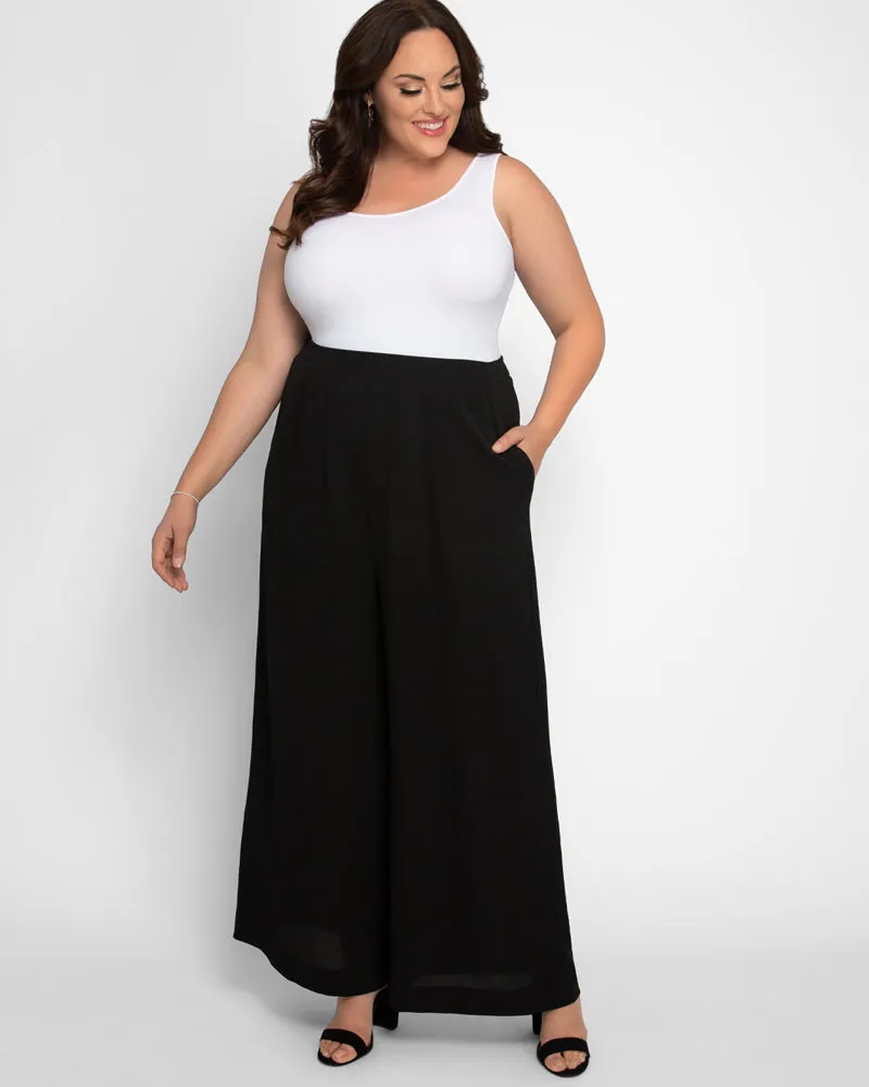 Coraline Crepe Palazzo Pants - Sale!