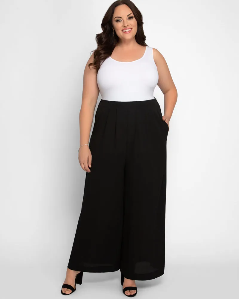 Coraline Crepe Palazzo Pants - Sale!