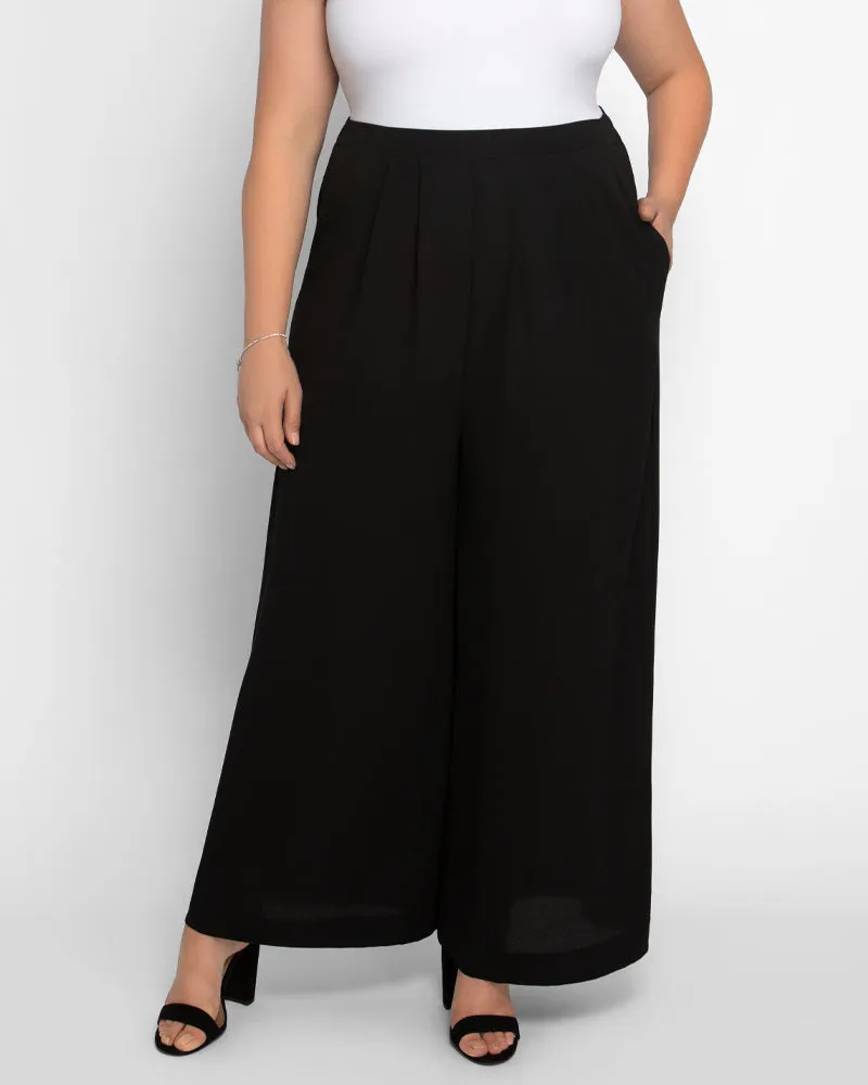 Coraline Crepe Palazzo Pants - Sale!