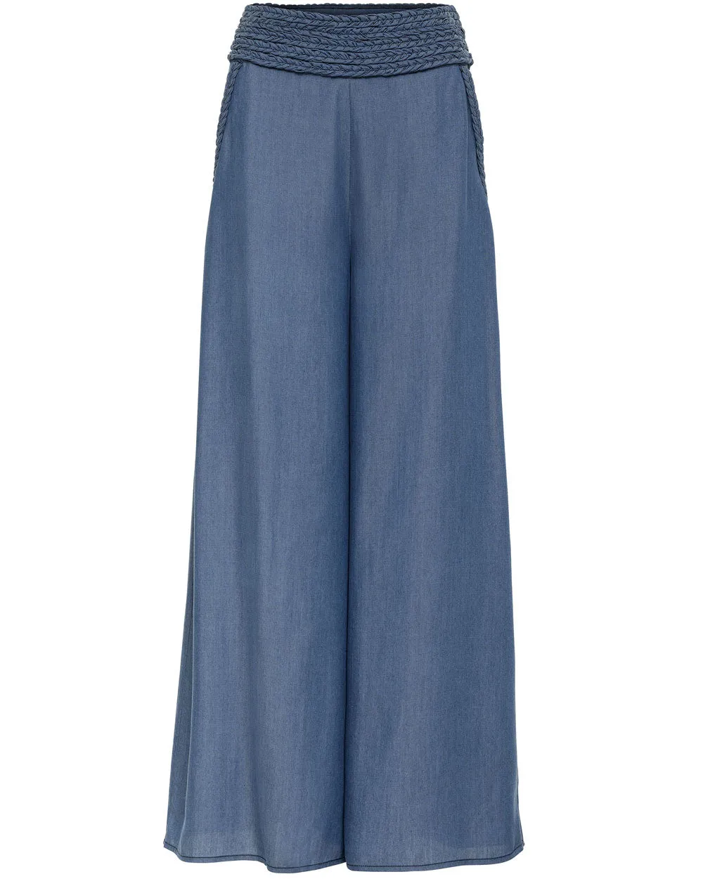 Denim Palazzo Pant