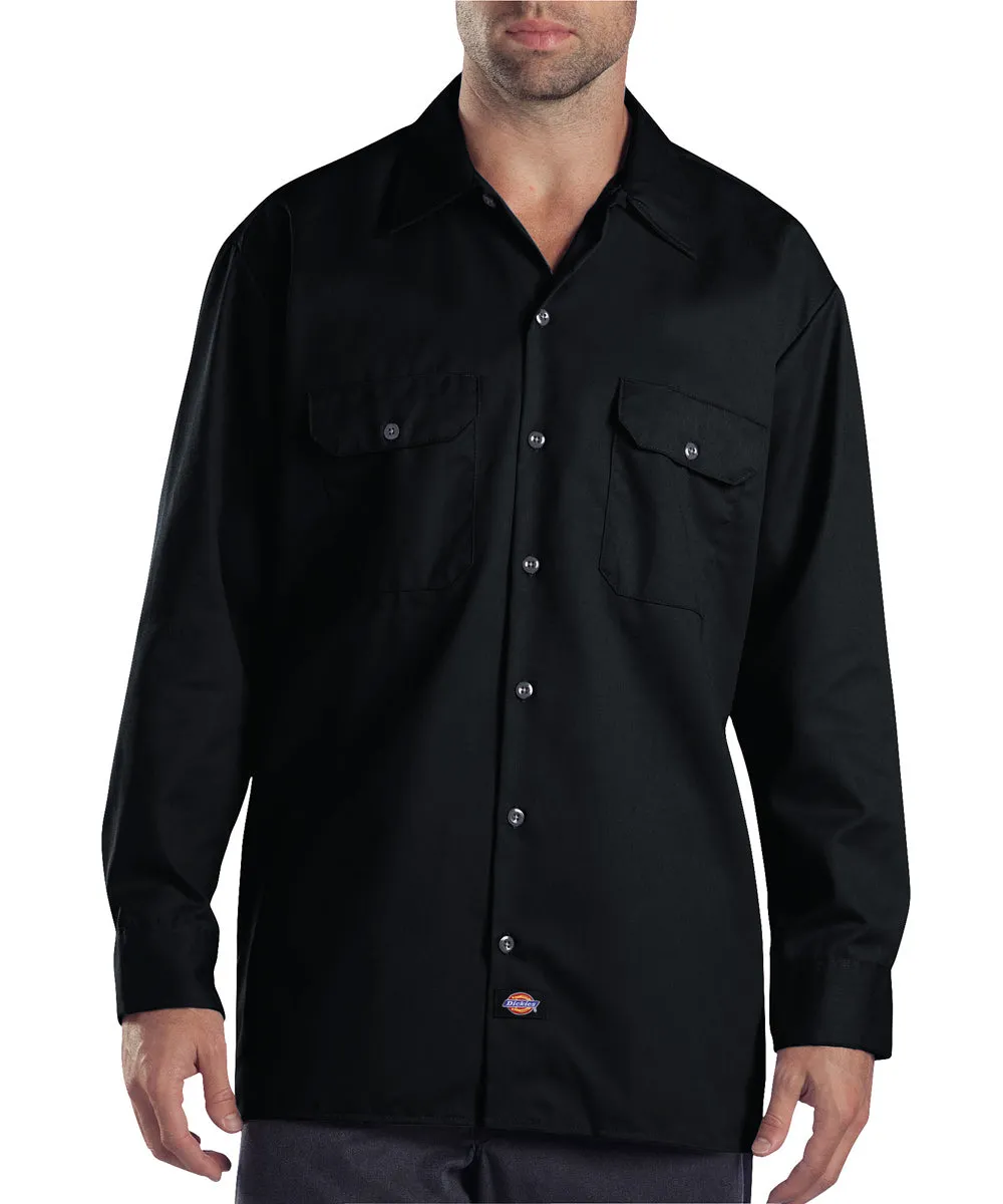 Dickies Long Sleeve Work Shirt - Black