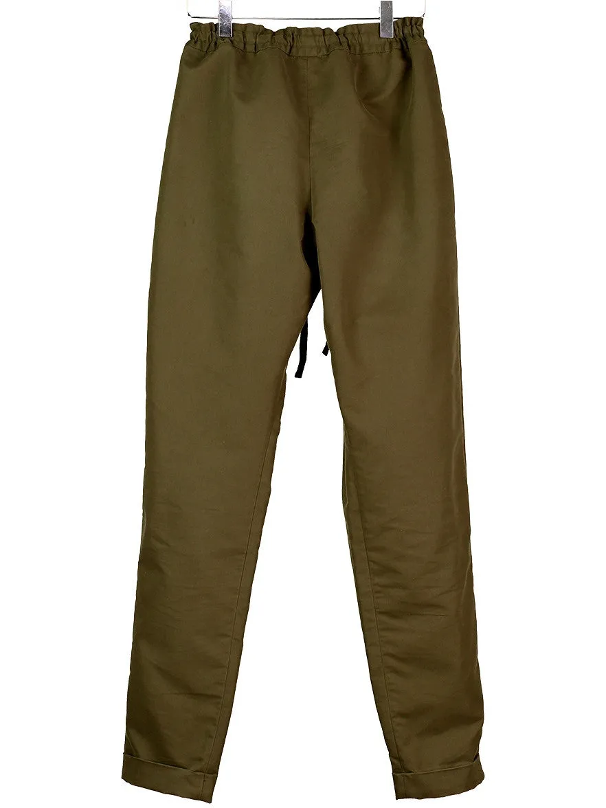 Draw-String Canvas Pants