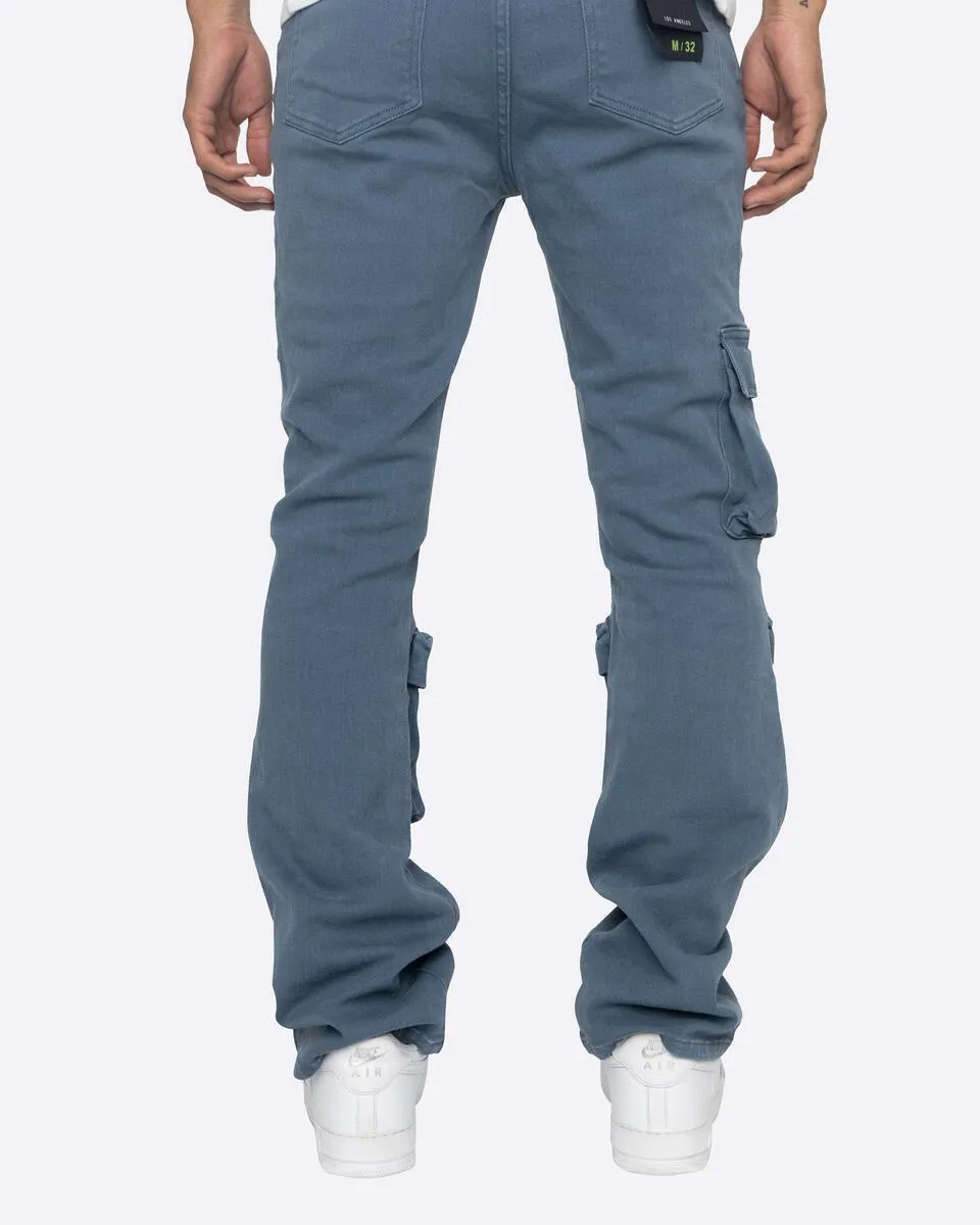 EPTM BACKLOT CARGO PANTS DENIM BLUE