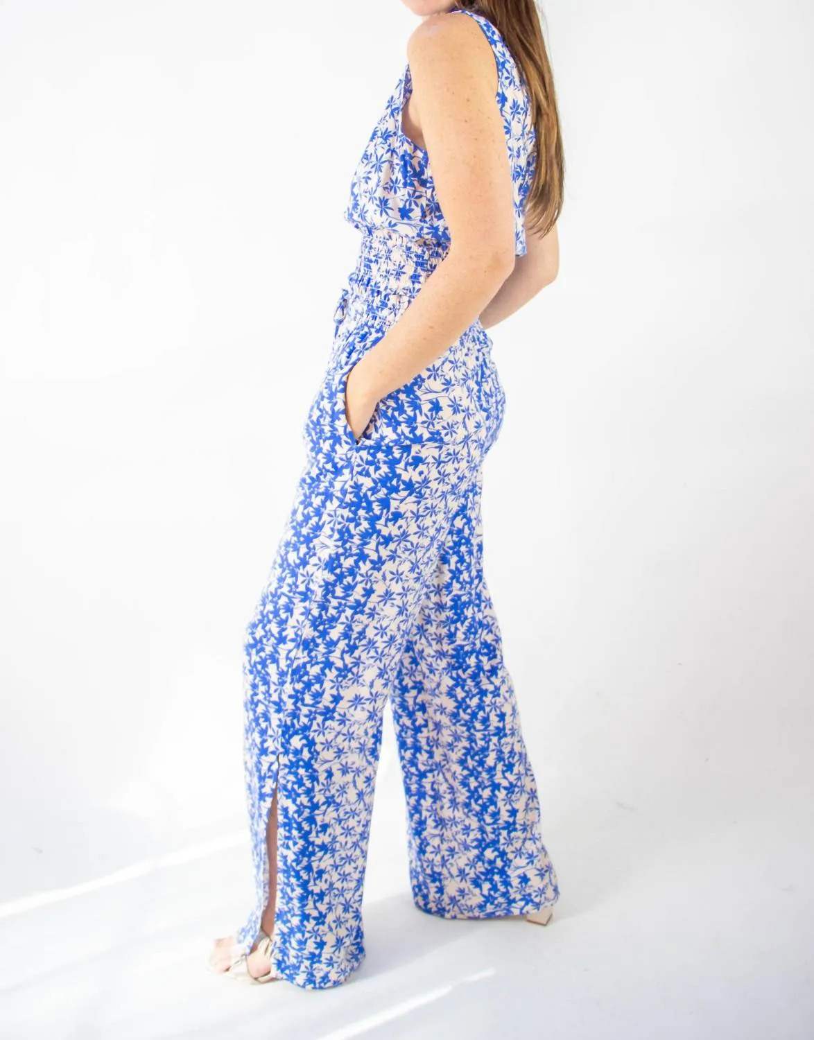 Feel The Passion Pants in Blue Ivory