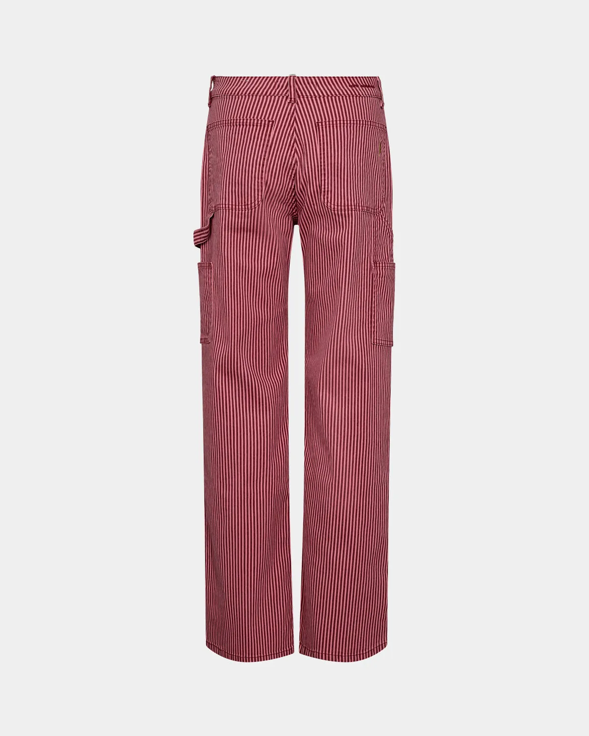 GITTESW TROUSERS - Red Striped