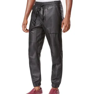 Men's Genuine Leather Jogger Pants MP19