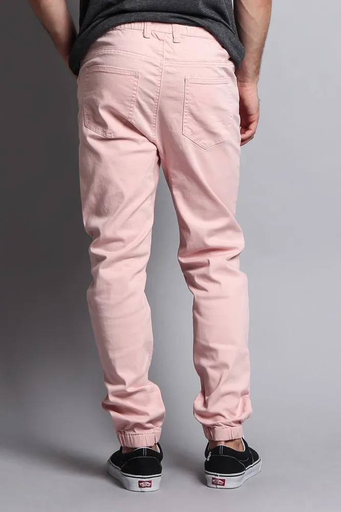 Men's Jogger Twill Pants (Dirty Pink)