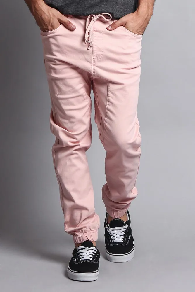 Men's Jogger Twill Pants (Dirty Pink)