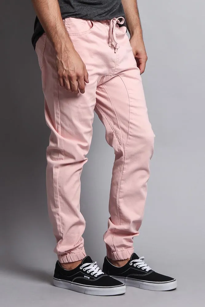 Men's Jogger Twill Pants (Dirty Pink)