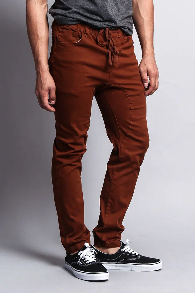 Men's Jogger Twill Pants (Mocha)