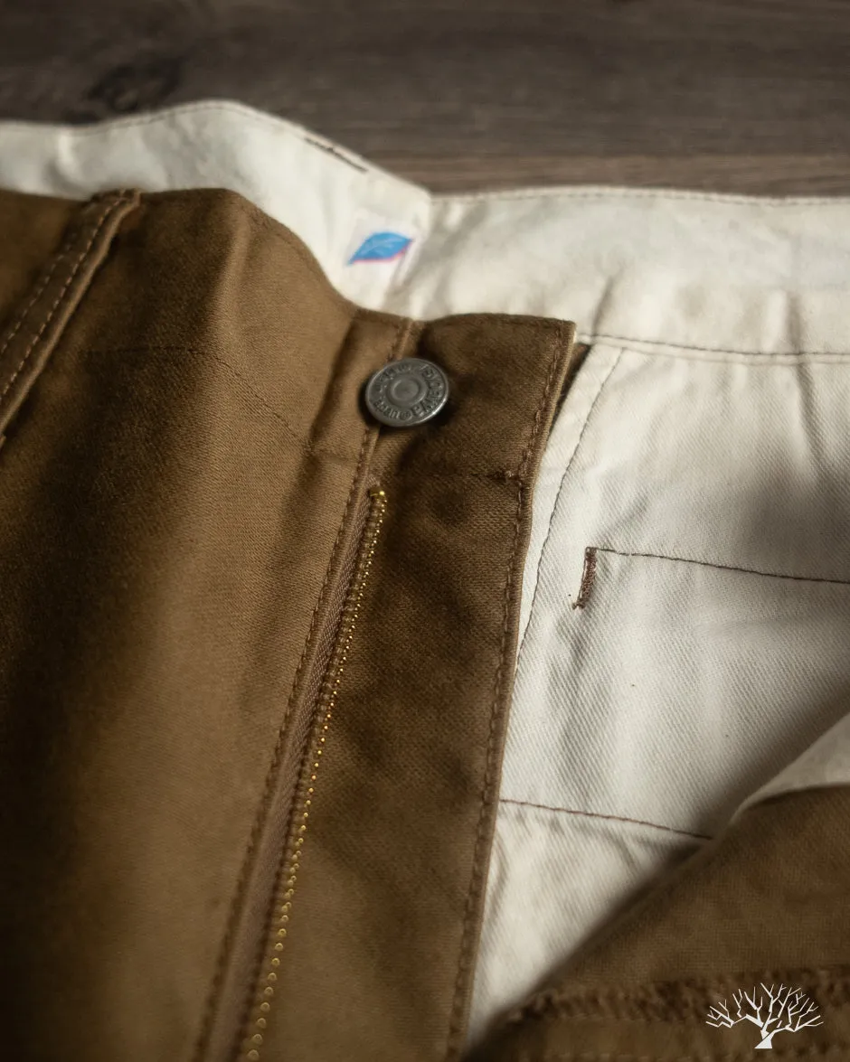 Moleskin Trousers - Dark Beige