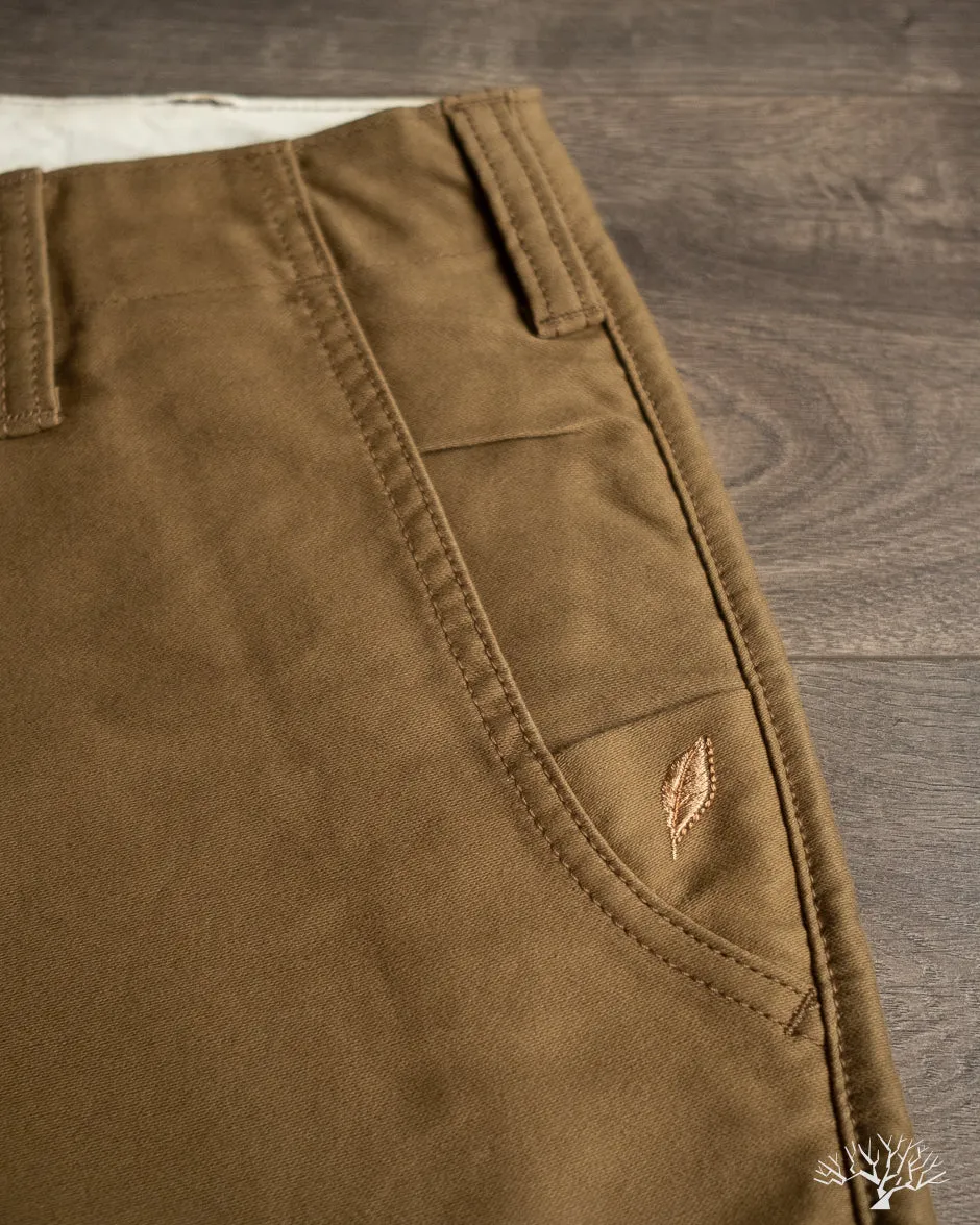 Moleskin Trousers - Dark Beige