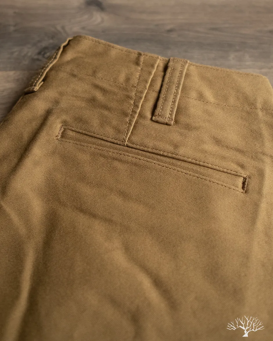 Moleskin Trousers - Dark Beige