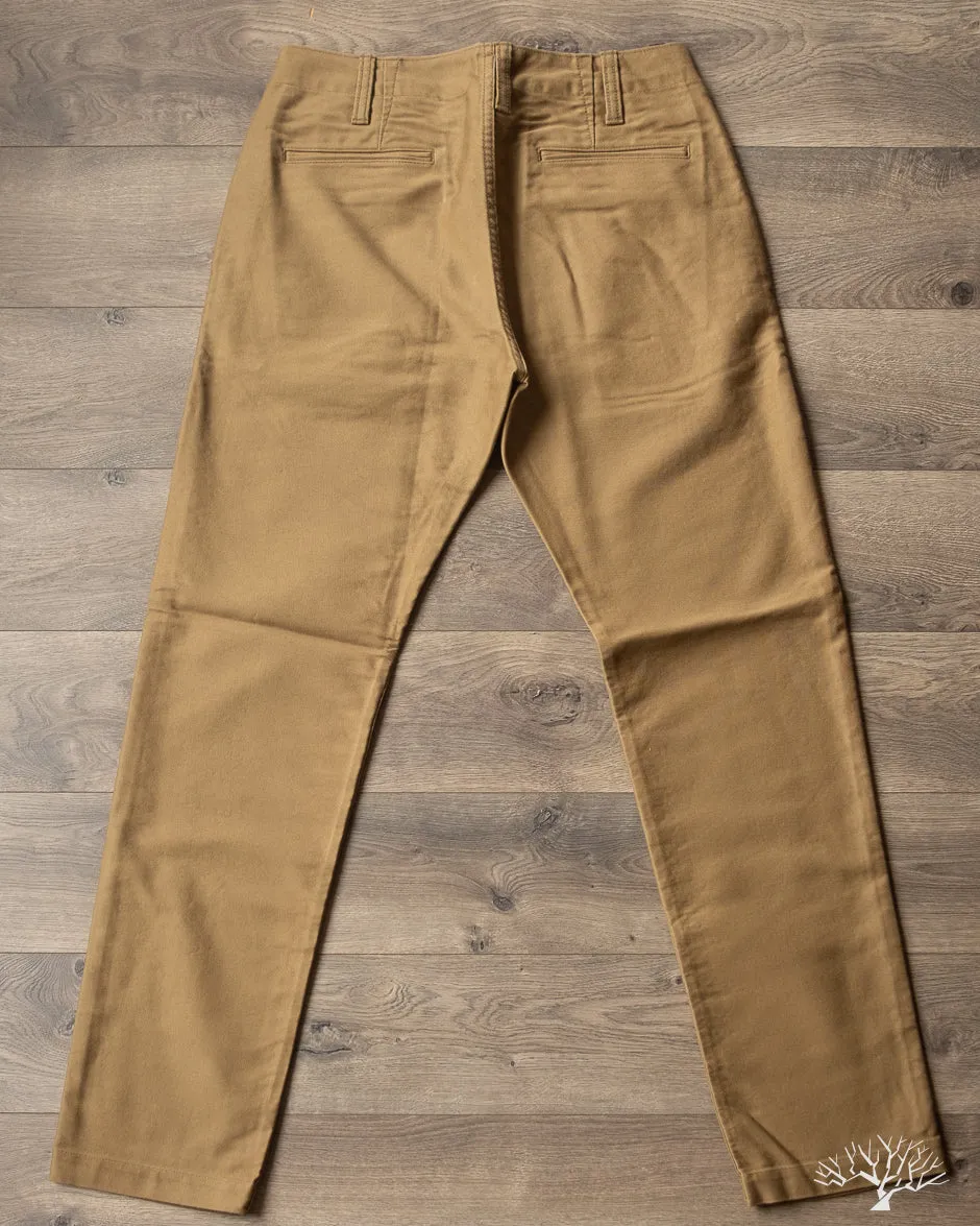 Moleskin Trousers - Dark Beige