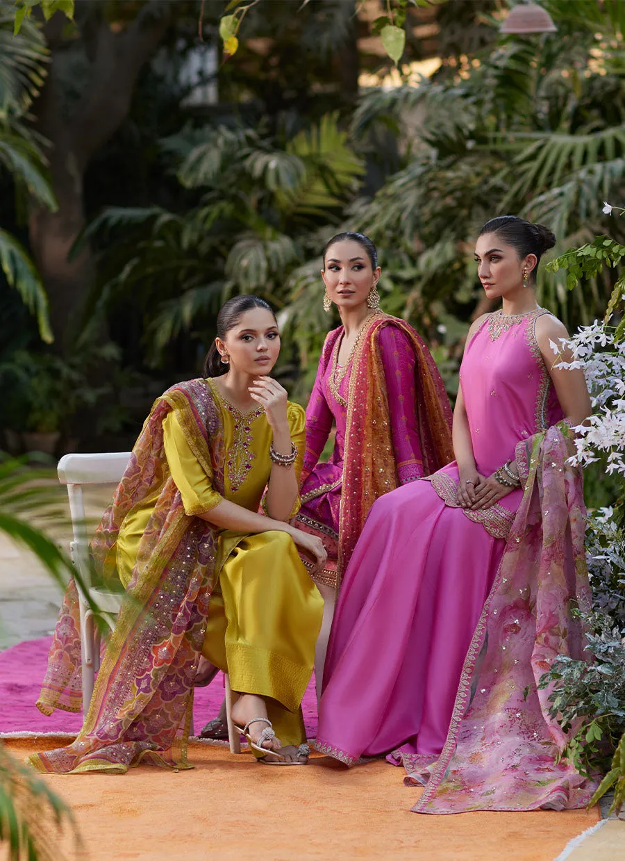 Nihal Rani Pink Shirt and Dupatta