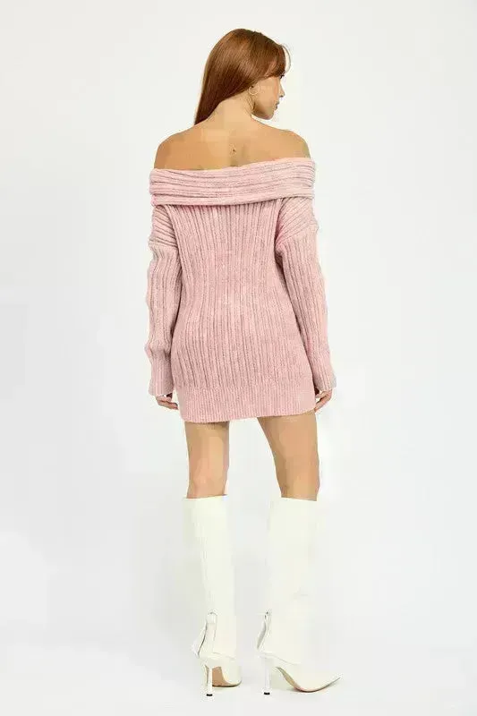 Oversized Off Shoulder Sweater