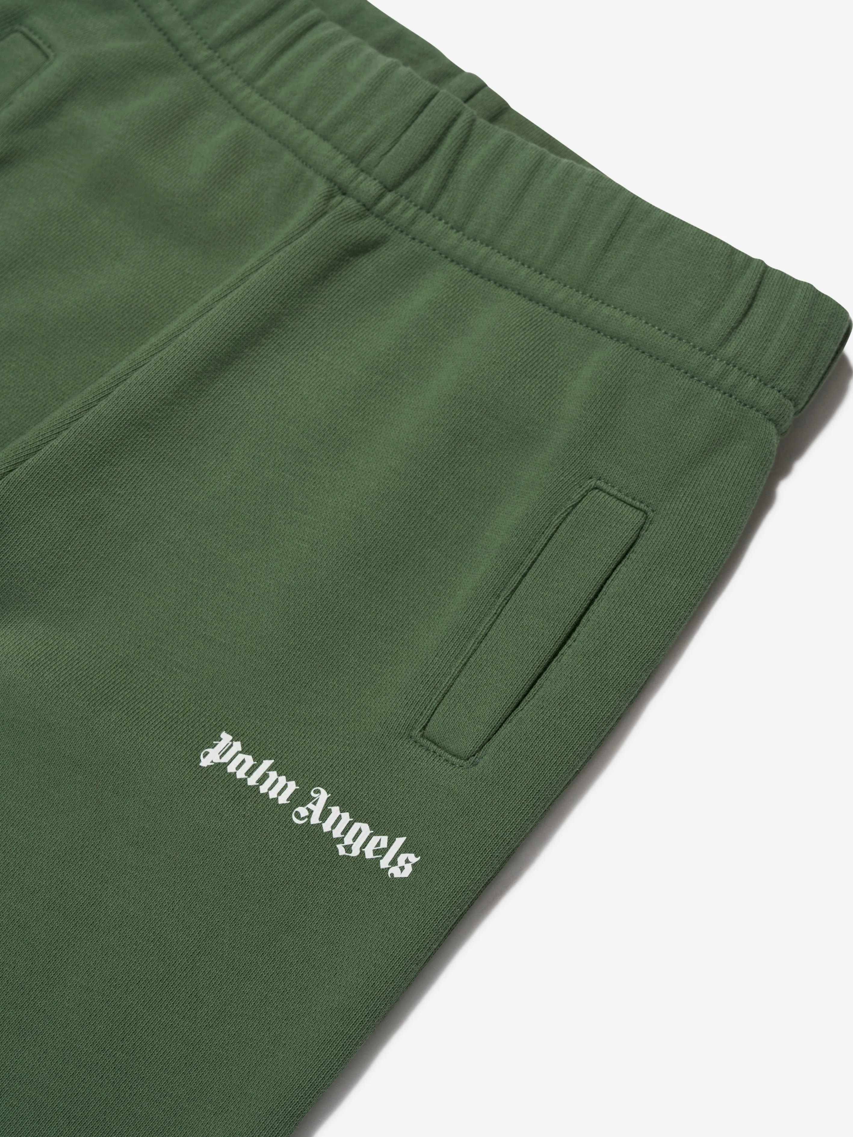 Palm Angels Baby Boys Logo Joggers in Green