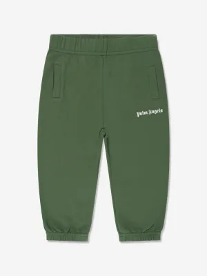 Palm Angels Baby Boys Logo Joggers in Green