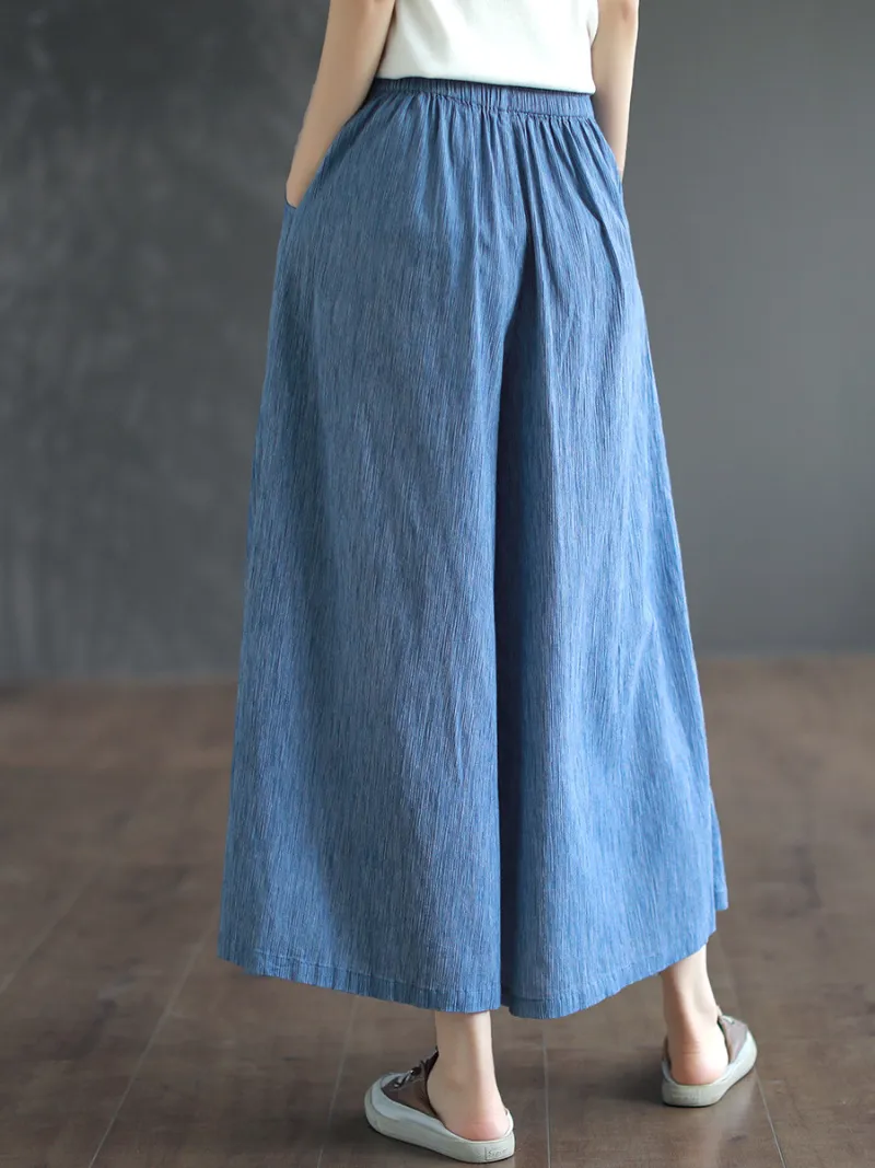 Pure Soul Cotton Loose Bottom Pants