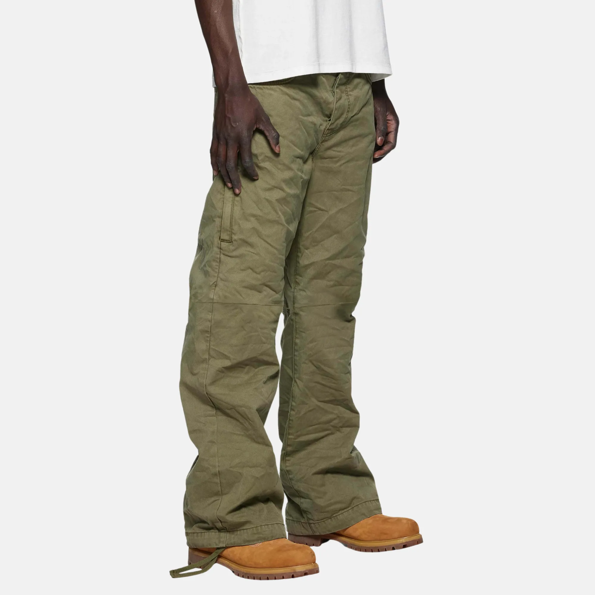 Purple Brand Green Woven 7 Pockets Pants