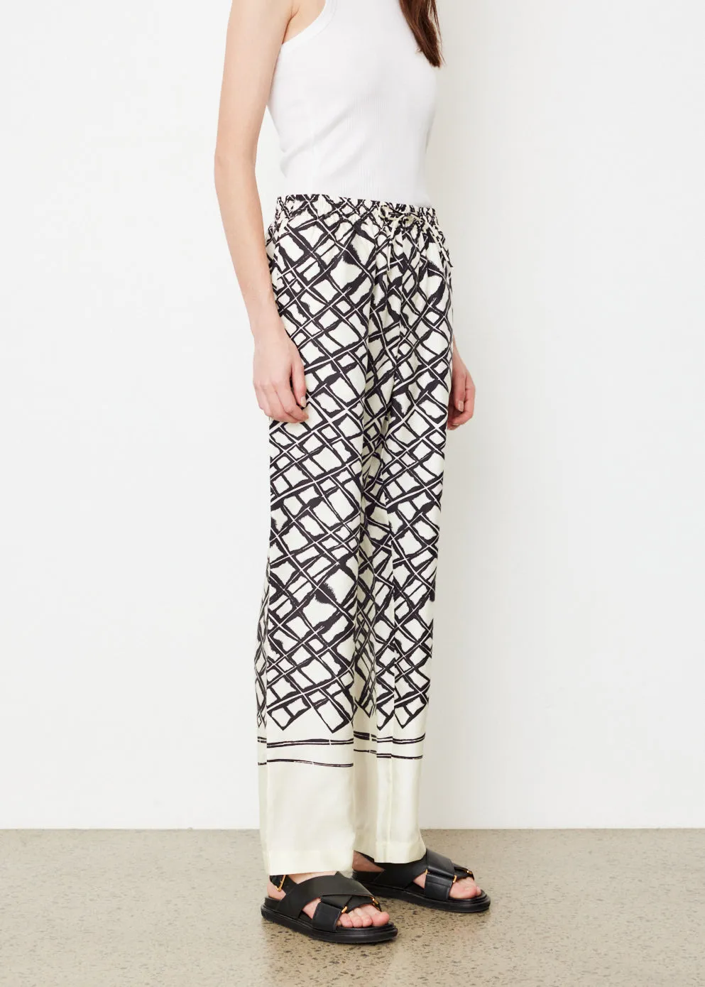 Silk Labyrinth Pants