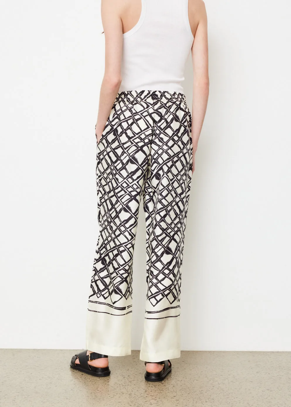 Silk Labyrinth Pants