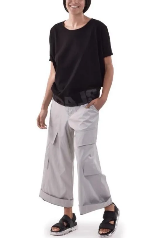 Urban - Wide Leg Nylon Cargo Pant