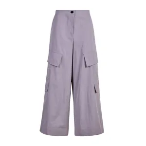 Urban - Wide Leg Nylon Cargo Pant