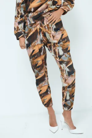 Vibrant abstract jogger pants wholesale